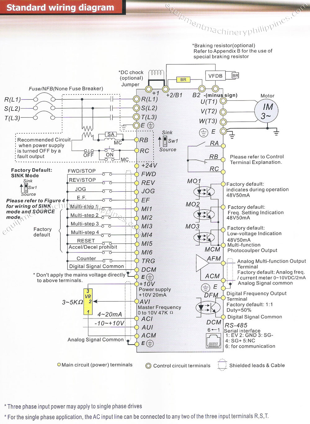 VFD's and 3phase Induction motors FAQ corner / pls. Read ... 208v 3 phase motor wiring diagram 