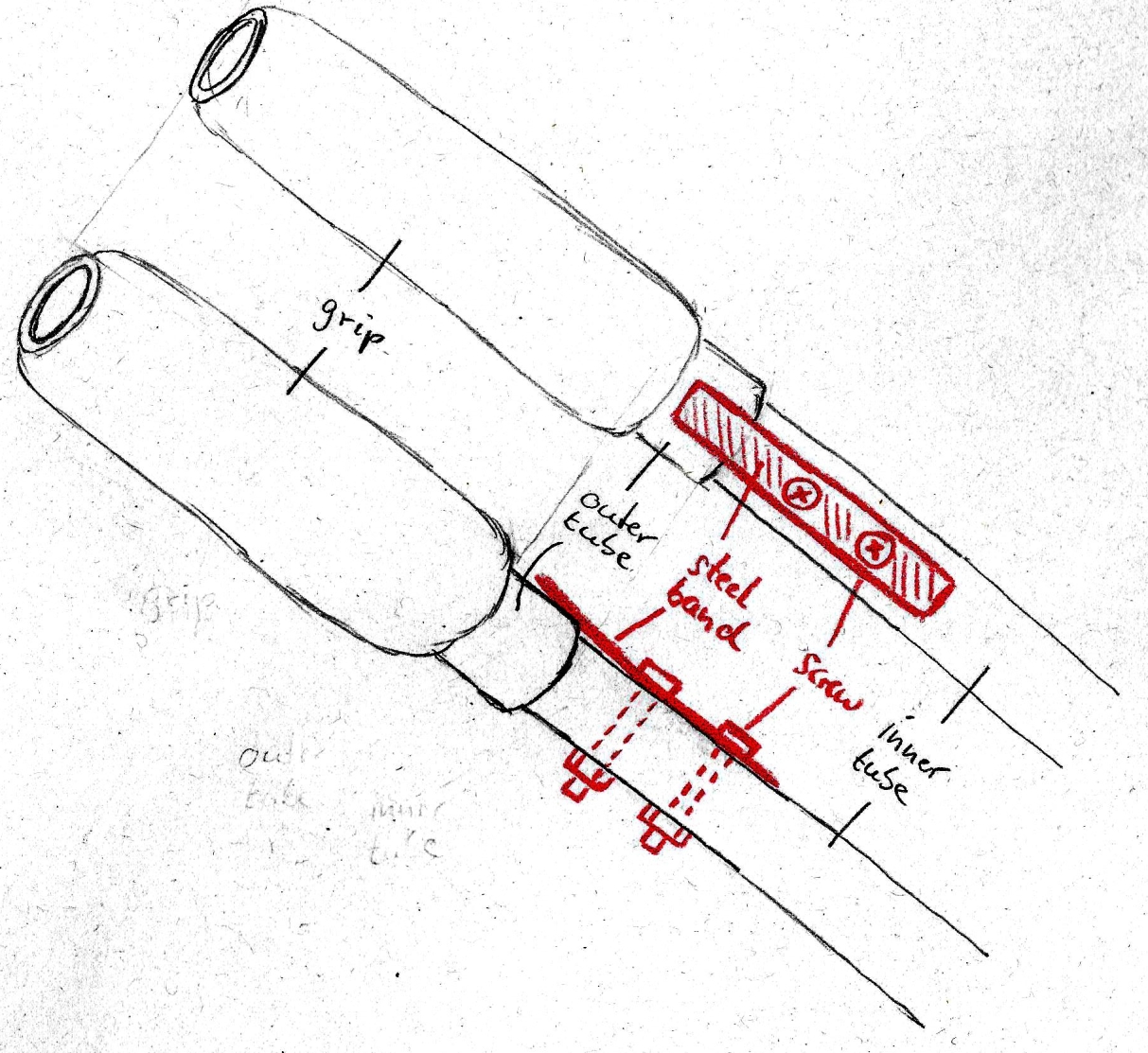 DIY collective control lever for a helicopter flight sim