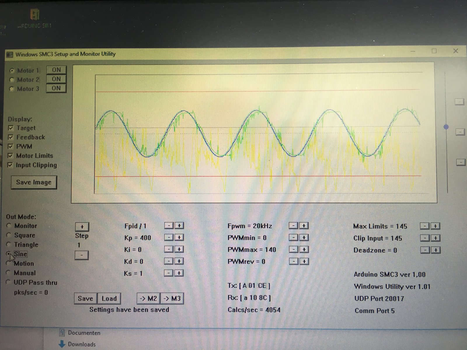 Tutorial - SMC3 Arduino 3DOF Motor Driver and Windows Utilities | Page 86