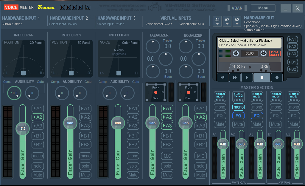 bassshaker, simvibe, position